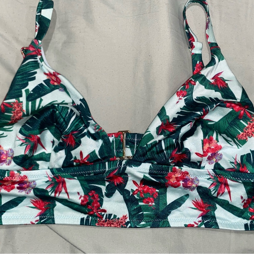 Floral Print Women's swim bikini top